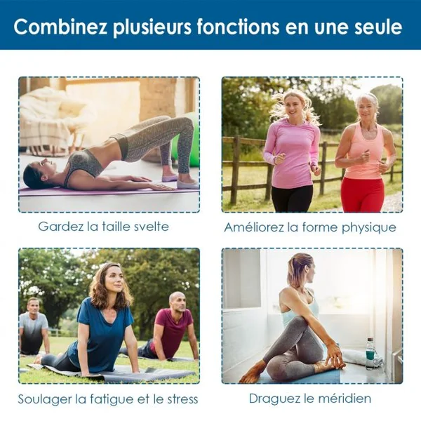 Planche Inclinée en Bois pour Mollets et Talons 4 Positions Ajustables de 10° à 40° Surface Antidérapante Capacité 160kg