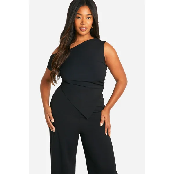 Plus Asymmetric Top & Trouser Co Ord