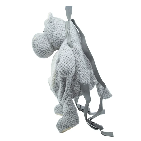 Plush knitted cotton animal backpack