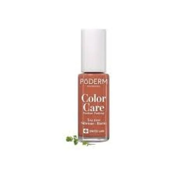 PODERM PROFESSIONAL Color Care Terracotta 8ml - Vernis à Ongles Tea Tree - 7640178213227