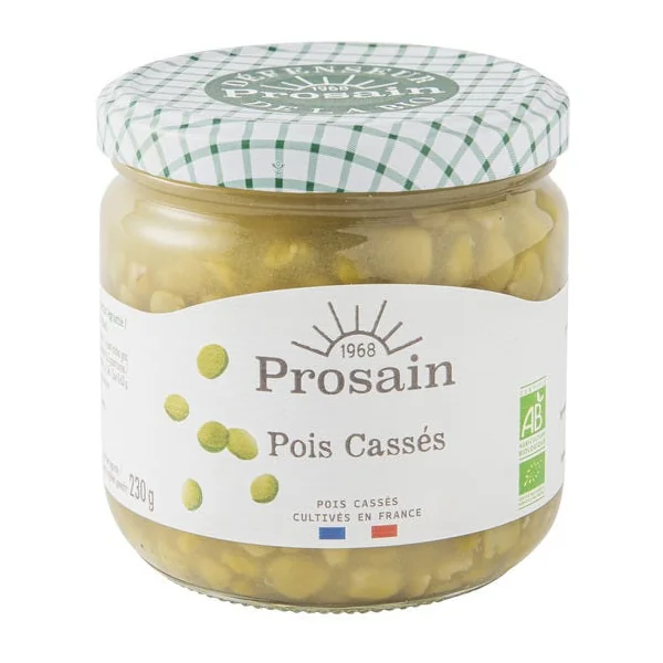 Pois cassés 230g net égoutté