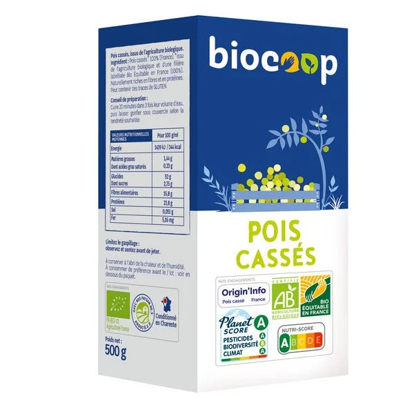 Pois cassés 500g