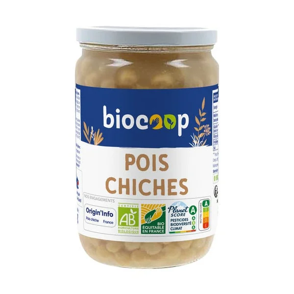 Pois chiches 450g net égoutté