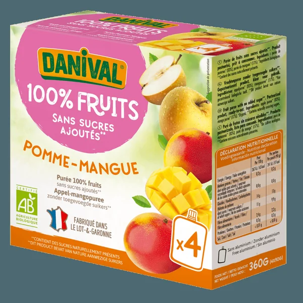 Poki Compote Pomme & Mangue Enfants