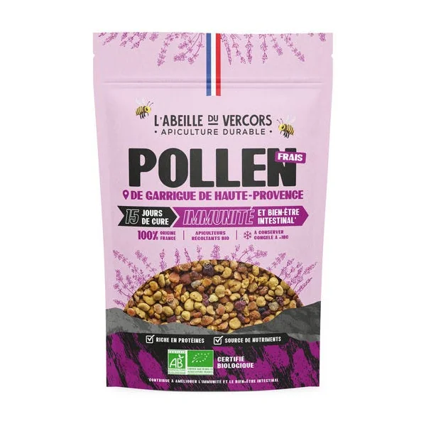 Pollen frais de garrigue de Haute-Provence 180g