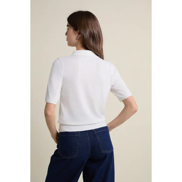 Polo en maille manches courtes