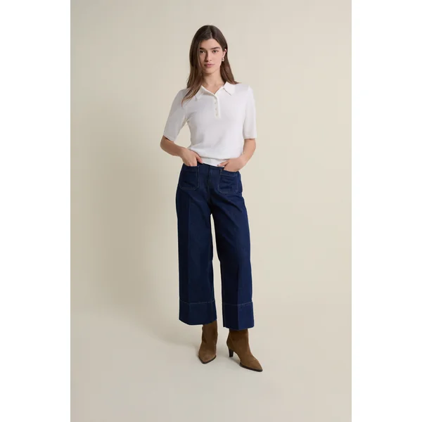 Polo en maille manches courtes