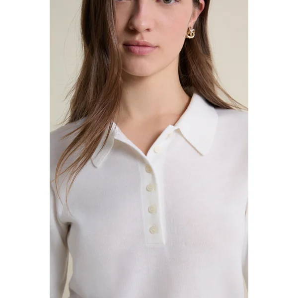 Polo en maille manches courtes