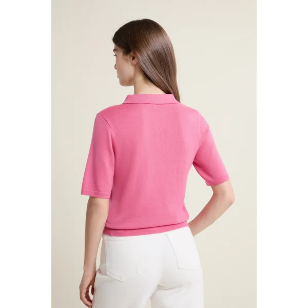 Polo en maille manches courtes
