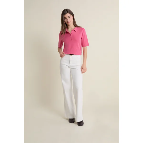 Polo en maille manches courtes