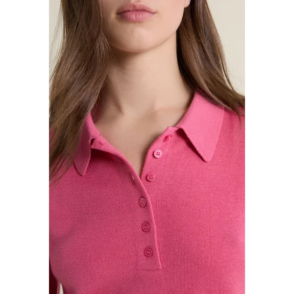 Polo en maille manches courtes