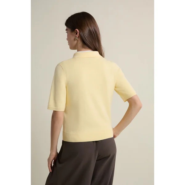 Polo en maille manches courtes