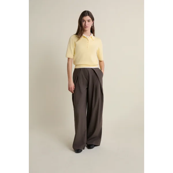 Polo en maille manches courtes