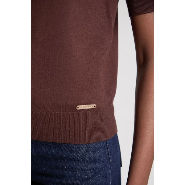 Polo À Col En Mélange De Viscose Forever