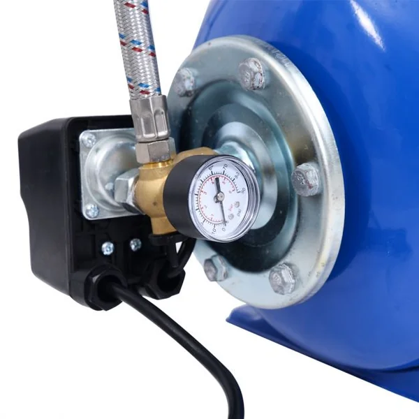 Pompe Électrique de Jardin 1200W Réservoir de Pression de 20L Débit Max 3800L/H Hauteur Aspiration 8m, 230V-50Hz, Bleu