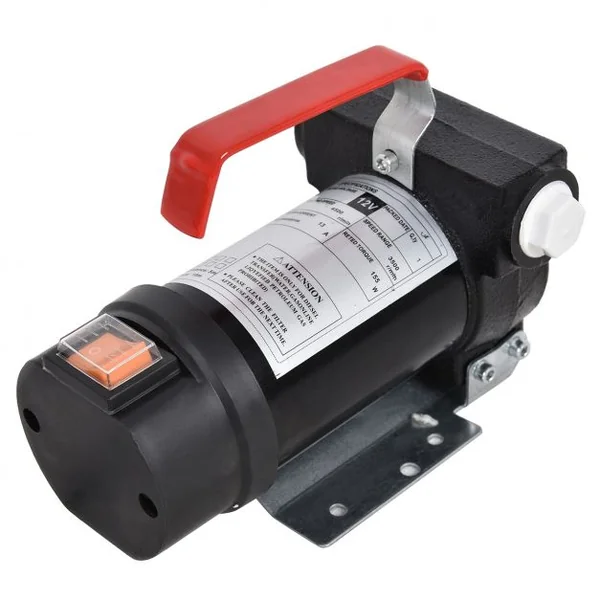 Pompe Électrique de Vidange et Extraction d’Huile Diesel 155W/12V Débit 40L/min pour Différents Types de Véhicules