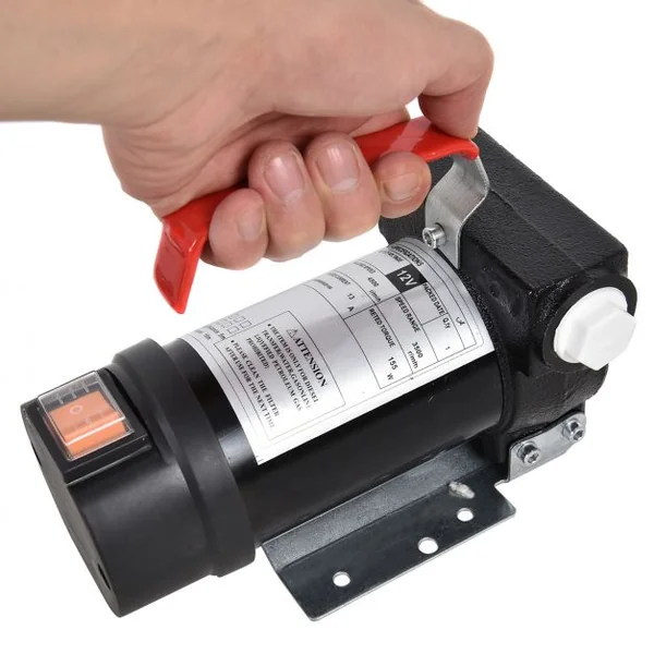 Pompe Électrique de Vidange et Extraction d’Huile Diesel 155W/12V Débit 40L/min pour Différents Types de Véhicules