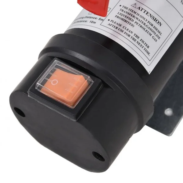 Pompe Électrique de Vidange et Extraction d’Huile Diesel 155W/12V Débit 40L/min pour Différents Types de Véhicules