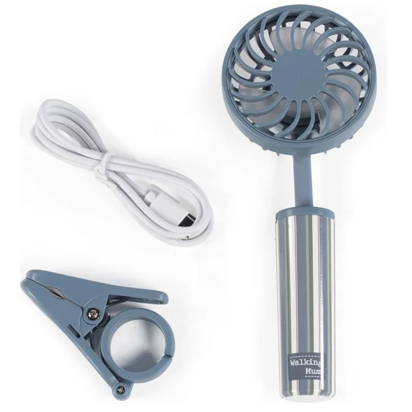 Portable baby pushchair fan multi-use