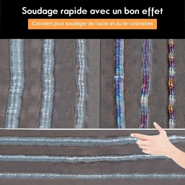 Poste à Souder Mig 130 Machine de Soudage 30-120a 220-240v 50hz avec Accessoires en Fer 345x185x25cm Orange