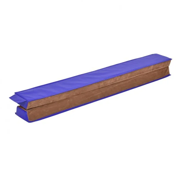 Poutre d'équilibre pliable sectionnelle Entraînement Gymnastique longueur 2,4 m largeur 10 cm hauteur 6 cm surface en suédine