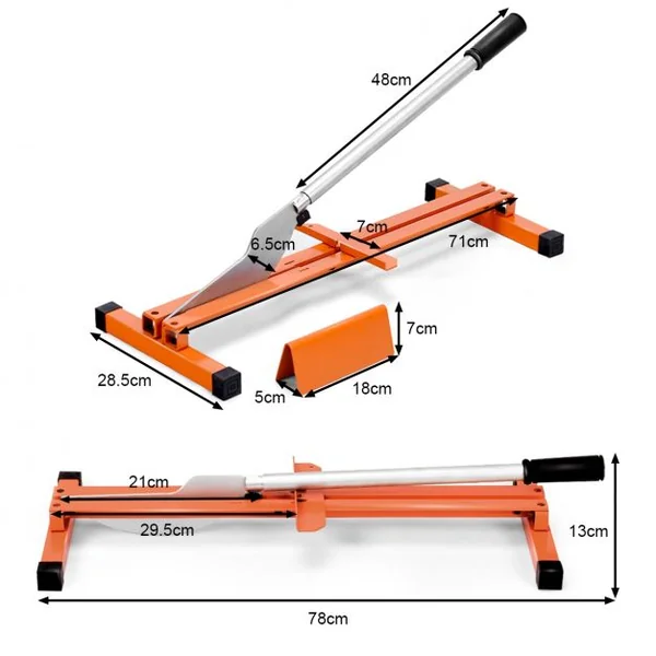 Presse Coupante pour Parquet Stratifiés jusqu'à 12mm d'épaisseur 210 mm de largeur coupe en angle vertical droit et en L