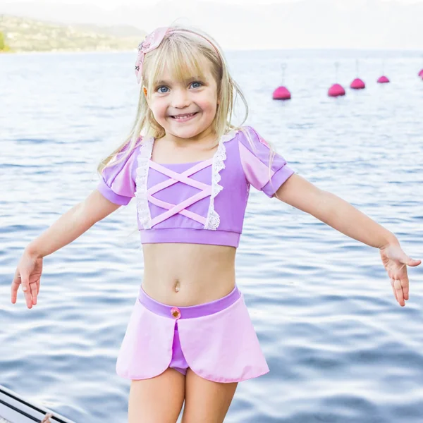 Princess two-piece swimsuit for girls