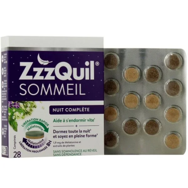 PROCTER & GAMBLE- Zzzquil Sommeil - Nuit complète - 28 comprimés