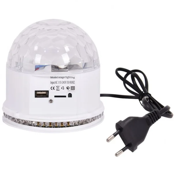 Projecteur cristal Boule LED RGB lampe MP3 lumière Magic éclairage Disco DJ scène effet
