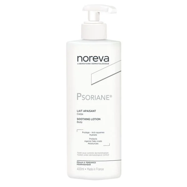 PSORIANE Lait Apaisant Corps 400ml - Peaux Irritées, Squameuses, à Tendance Atopique - Dès 3 Ans