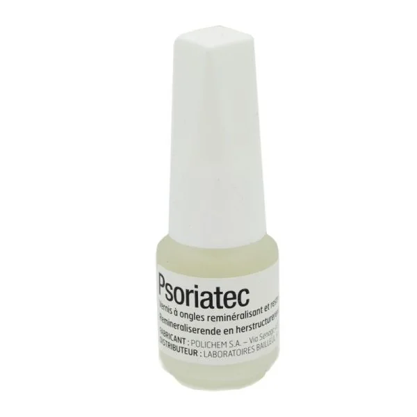PSORIATEC Ongles Fragilisés 3.3ml - Vernis à Ongles Reminéralisant et Restructurant