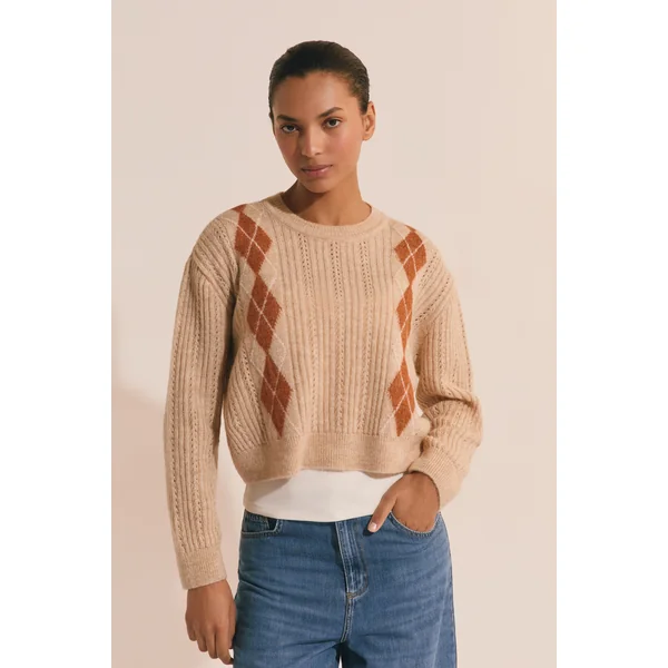 Pull à losanges