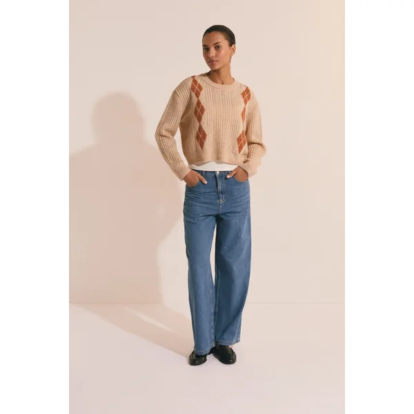 Pull à losanges