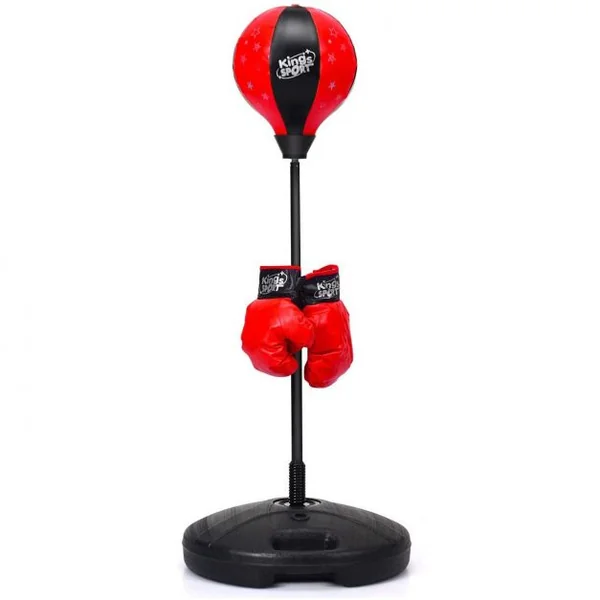 Punching Ball sur Pied pour Enfant pour Enfants gés de 5 Ans Réglable en Hauteur 81-125CM