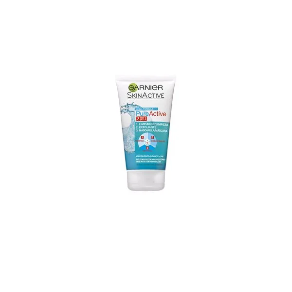 PURE ACTIVE 3 en 1 gel limpiador pieles grasas