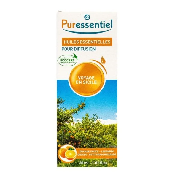 Puressentiel Huiles essentielles diffusion voyage en Sicile 30ml