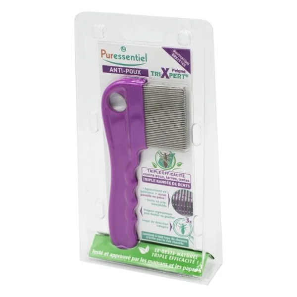 PURESSENTIEL POUXDOUX Peigne Anti Poux Tri Xpert - Poux, Larves, Lentes - Bte/1
