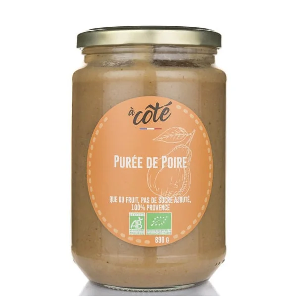 Purée de poire sans sucre ajouté - 690g