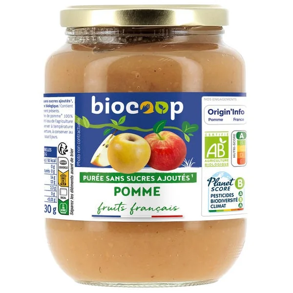Purée de pommes 830g
