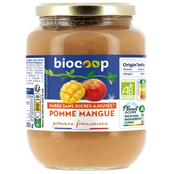 Purée pomme mangue 830g