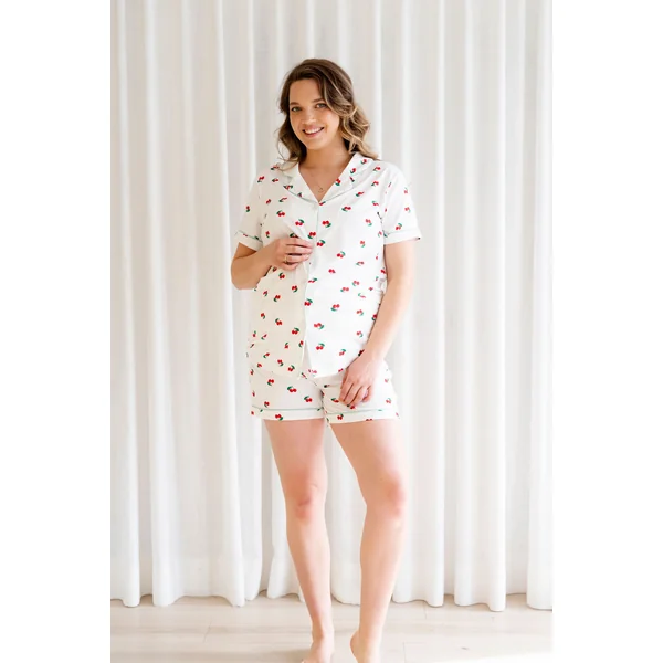 Pyjama 2 pièces - cerise