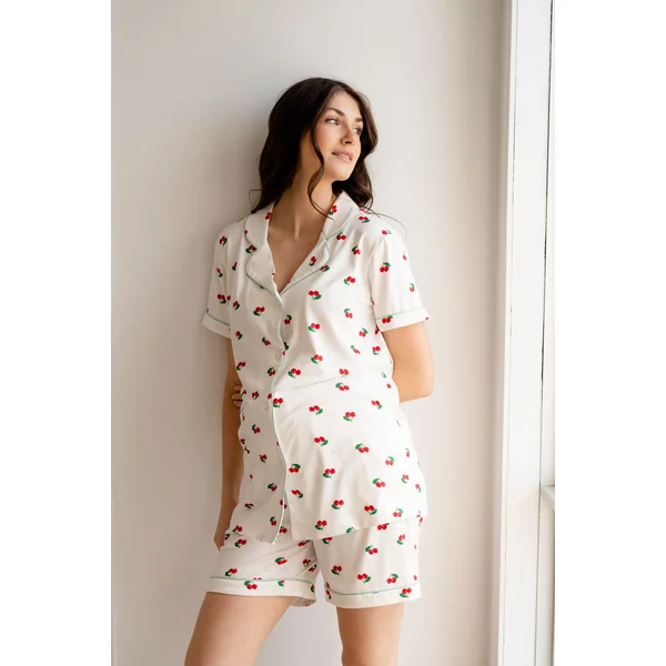 Pyjama 2 pièces - cerise