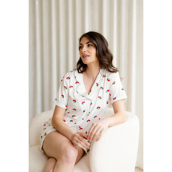 Pyjama 2 pièces - cerise