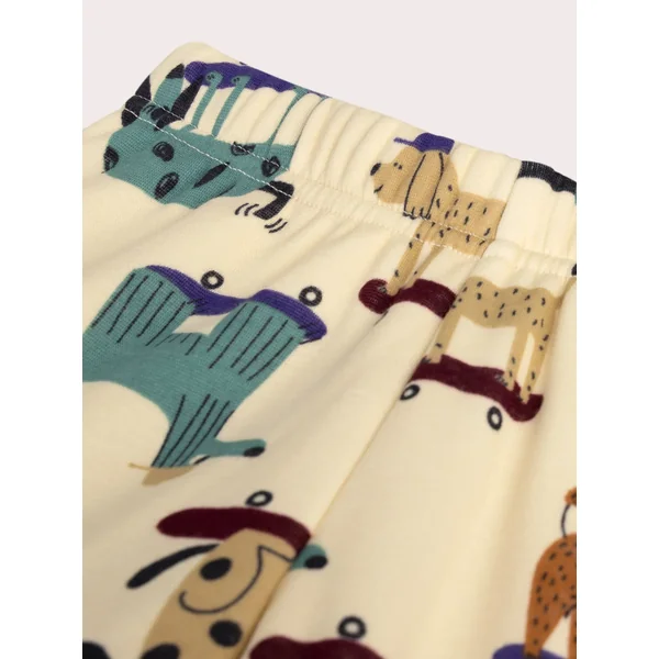 Pyjama beige imprimé en molleton fourré pour garçon - Soins Bébé Naturels & Produits Maman Après Naissance