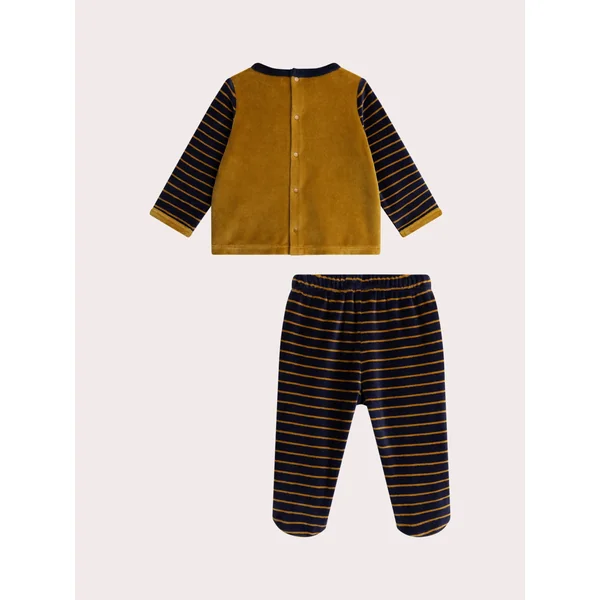 Pyjama rayé pour bébé garçon - Soins Bébé Naturels & Produits Maman Après Naissance