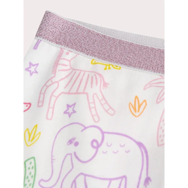 Pyjama écru imprimé animaux pour enfant fille - Soins Bébé Naturels & Produits Maman Après Naissance