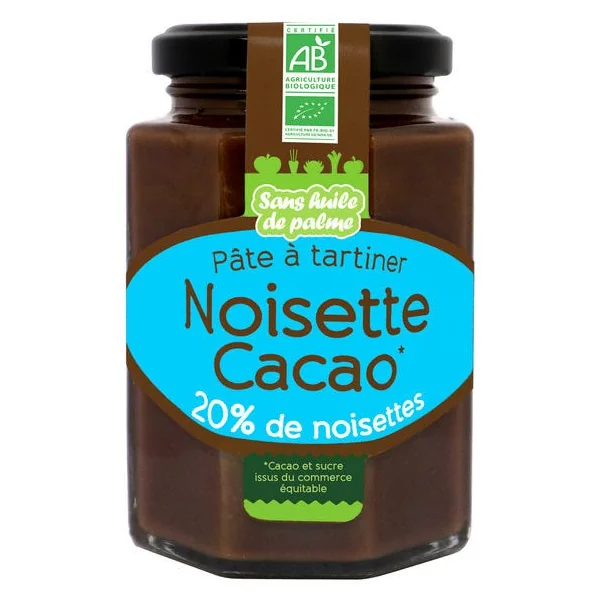 Pâte à tartiner noisette cacao 280g