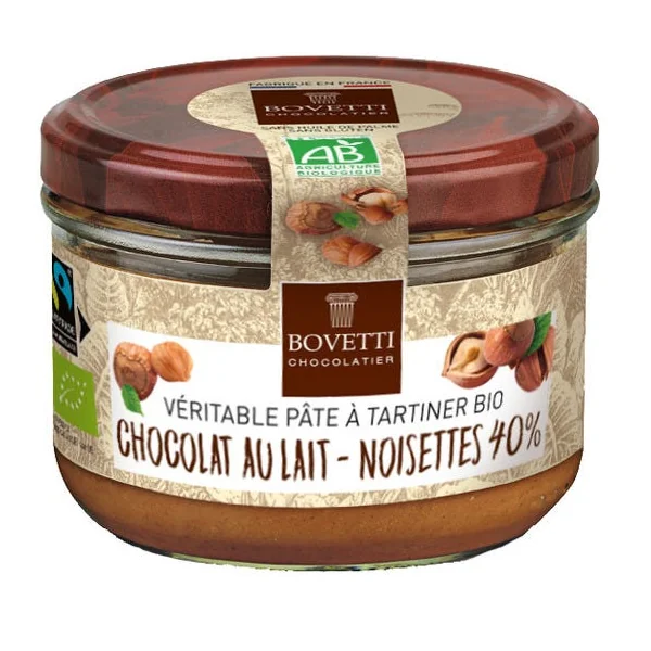 Pâte à tartiner noisette chocolat lait 350g