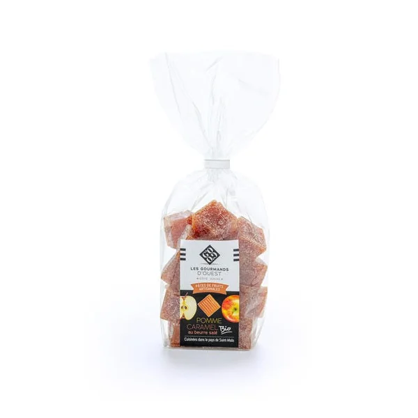 Pâtes de fruits pomme caramel au beurre salé - 125g