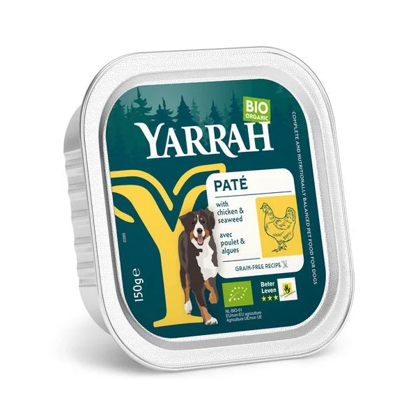 Pâté au poulet et algues pour chien 150g